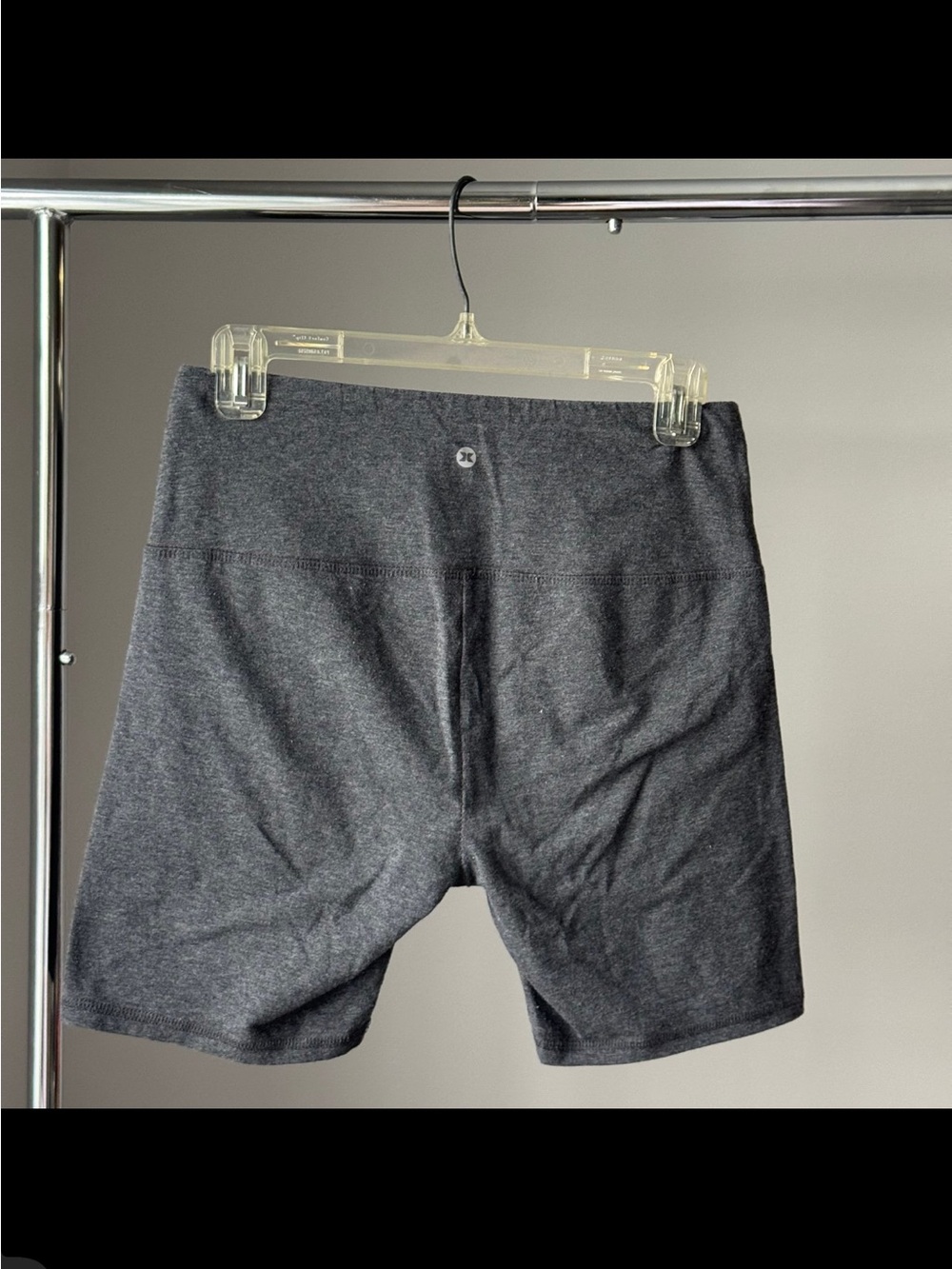 RBX Gray High-Rise Bike Shorts Large - Picture 3 of 3
